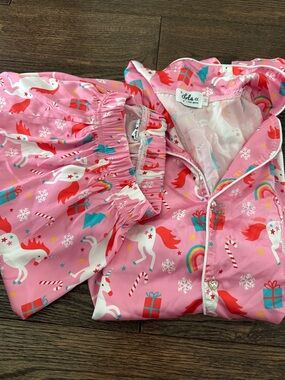 Women’s Pink Unicorn Pajama Set